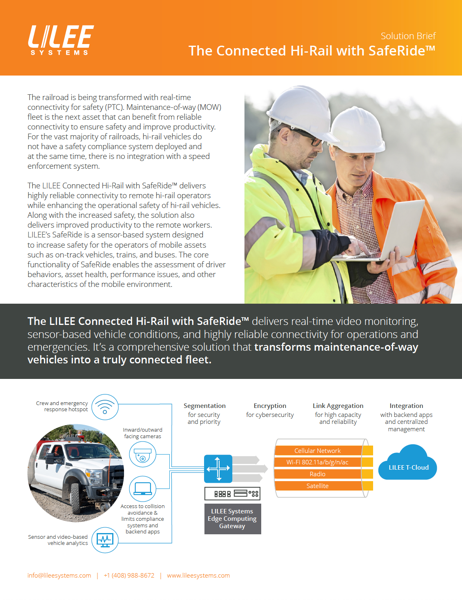 Hi-rail safety and efficiency Hi-rail safety and efficiency